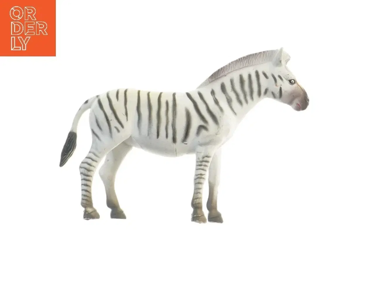 Billede 1 - Zebrafigur i plast (str. 18x14 cm)
