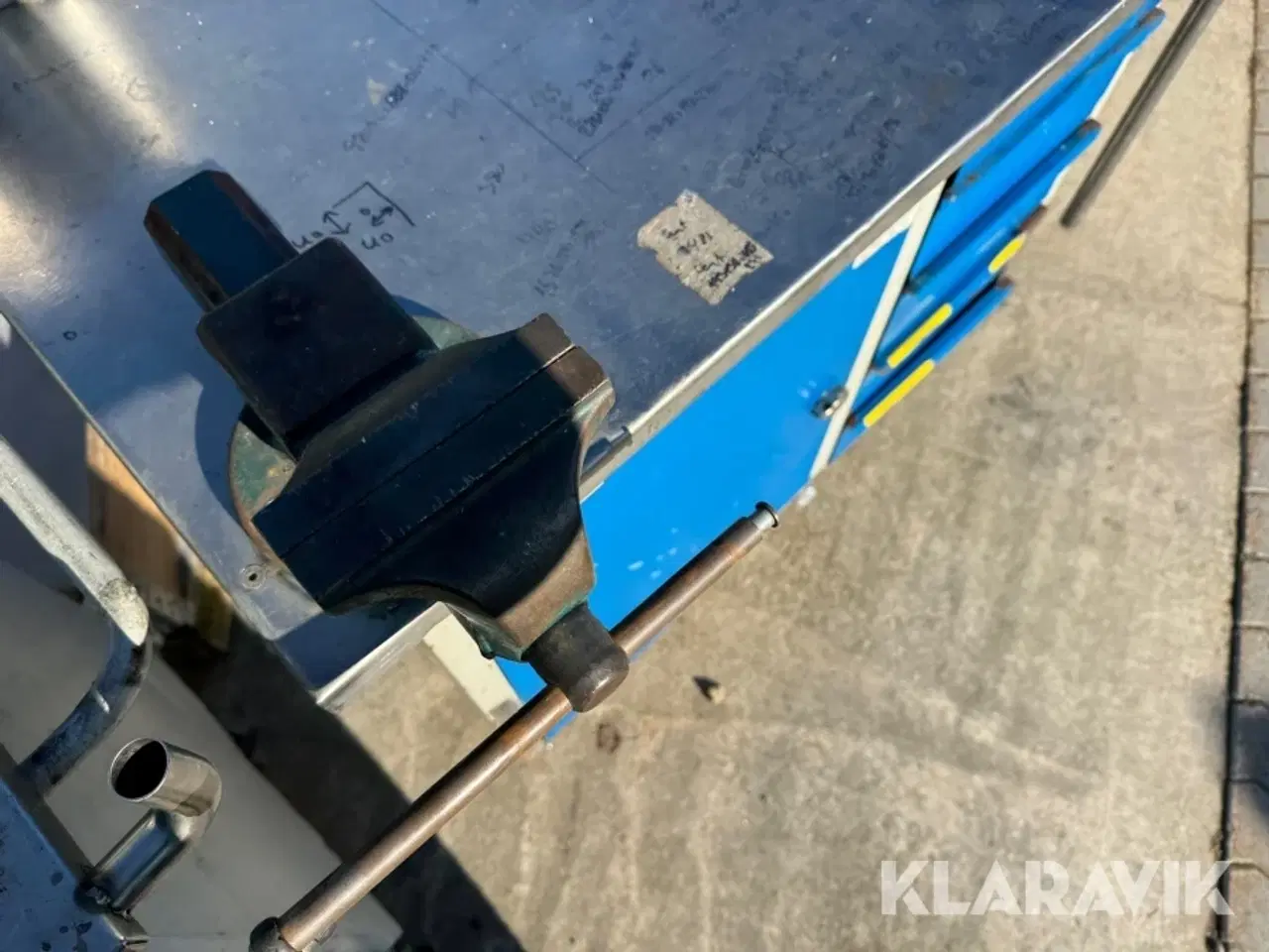 Billede 8 - Værksteds bord på hjul Blika