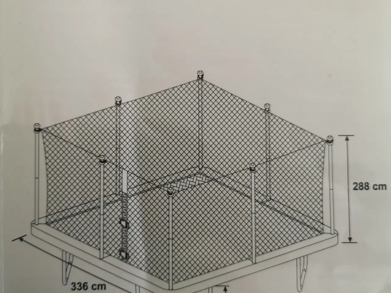 Billede 2 - Extreme trampolin 336x336 cm