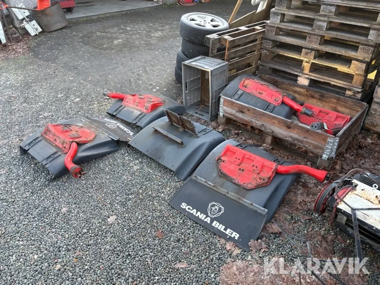 Billede 1 - Skærmstivere og beslag til Scania R-serie