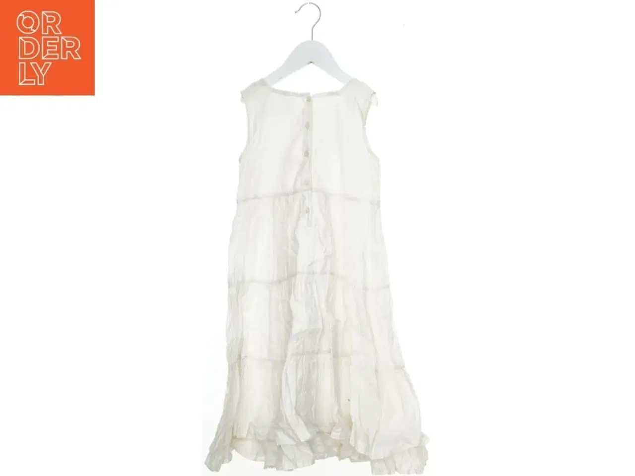 Billede 2 - Ærmeløs hvid kjole fra H&M (str. 128)