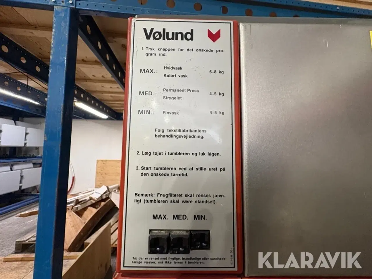 Billede 10 - Tørretumbler industri Vølund Tu 200