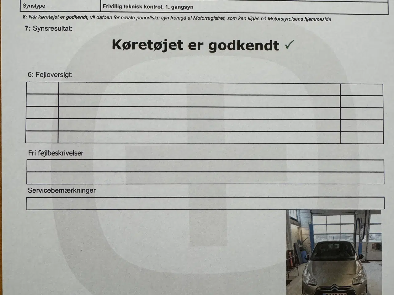 Billede 7 - Citroen DS3 Nysyn Velkørende