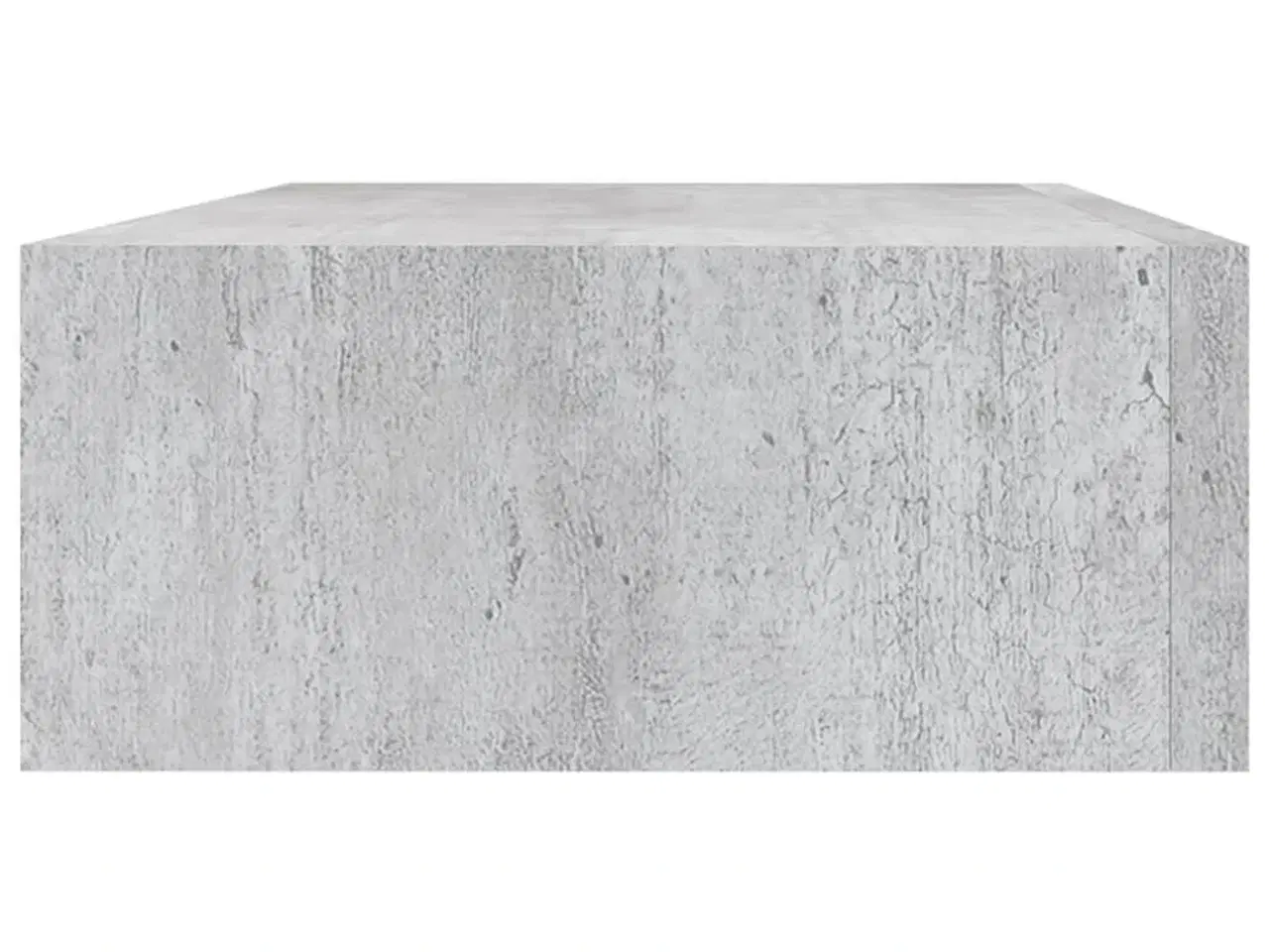 Billede 6 - Hylder med skuffe 2 stk. 40x23,5x10 cm MDF betongrå