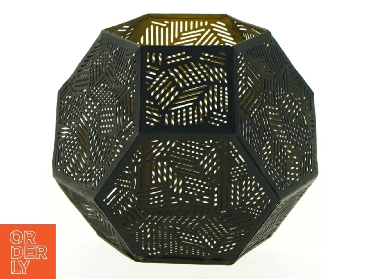 Billede 1 - Dekorativ metal lysestage (str. 11,5 cm)