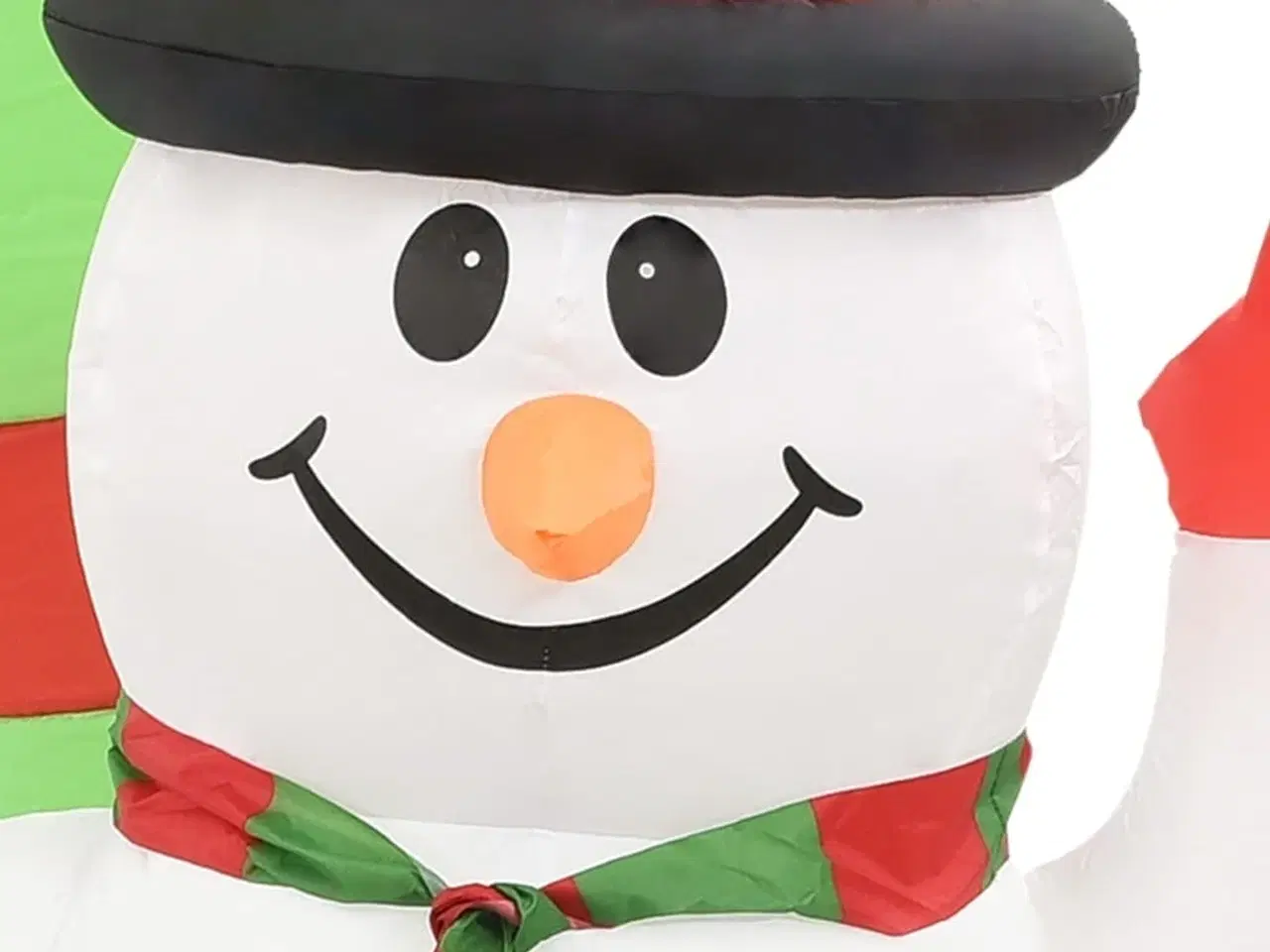 Billede 7 - Oppustelig dekorationsbue med julemand & snemand LED 223 cm