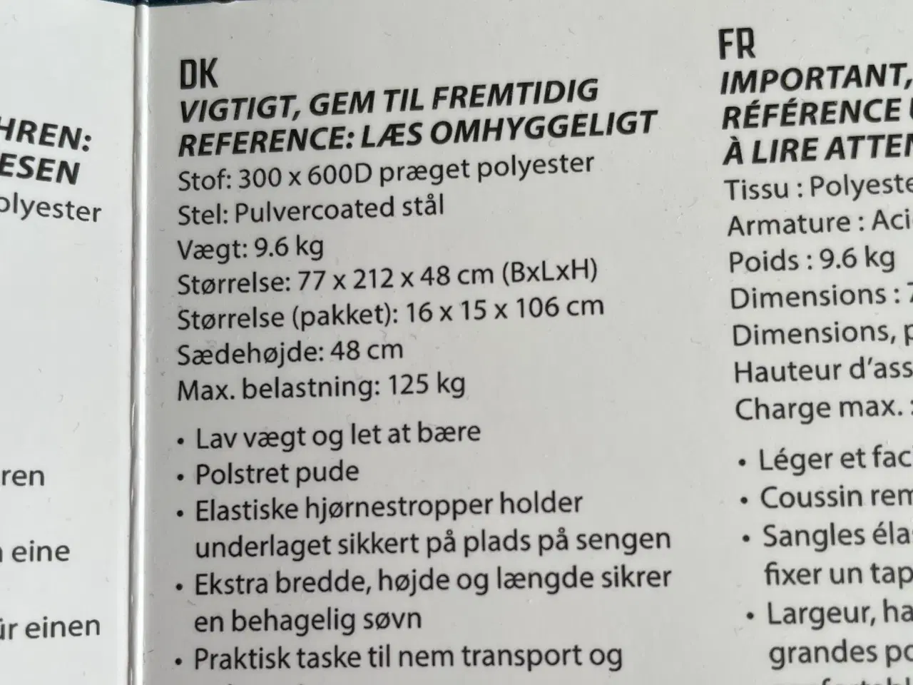 Billede 2 - Outsell feltsenge