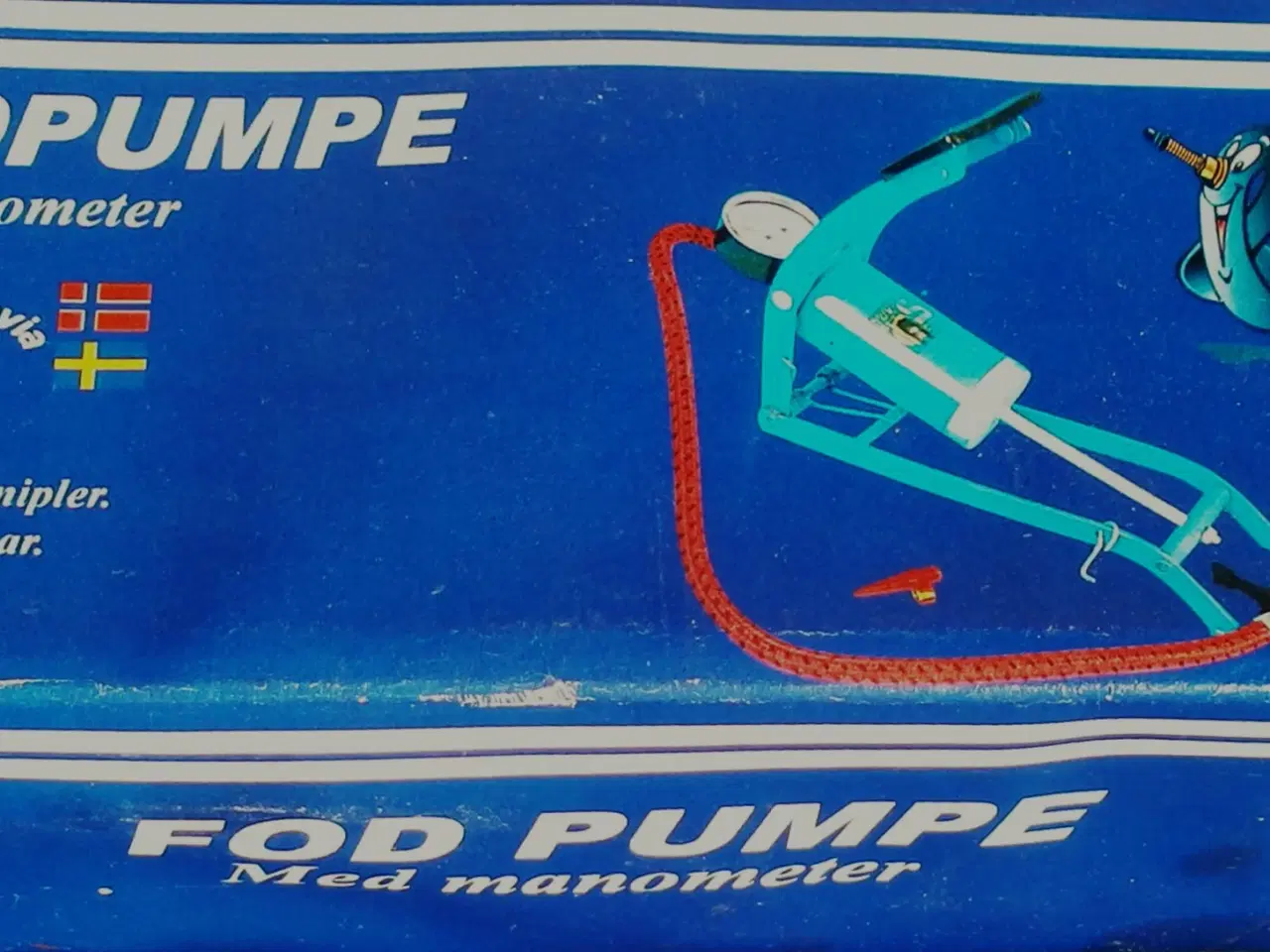 Billede 1 - NY Fodpumpe med Manometer.