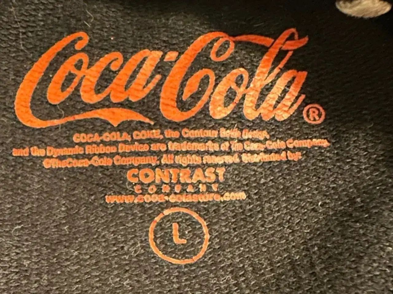 Billede 3 - Sweatshirt med Coca Cola glimmer i logoet