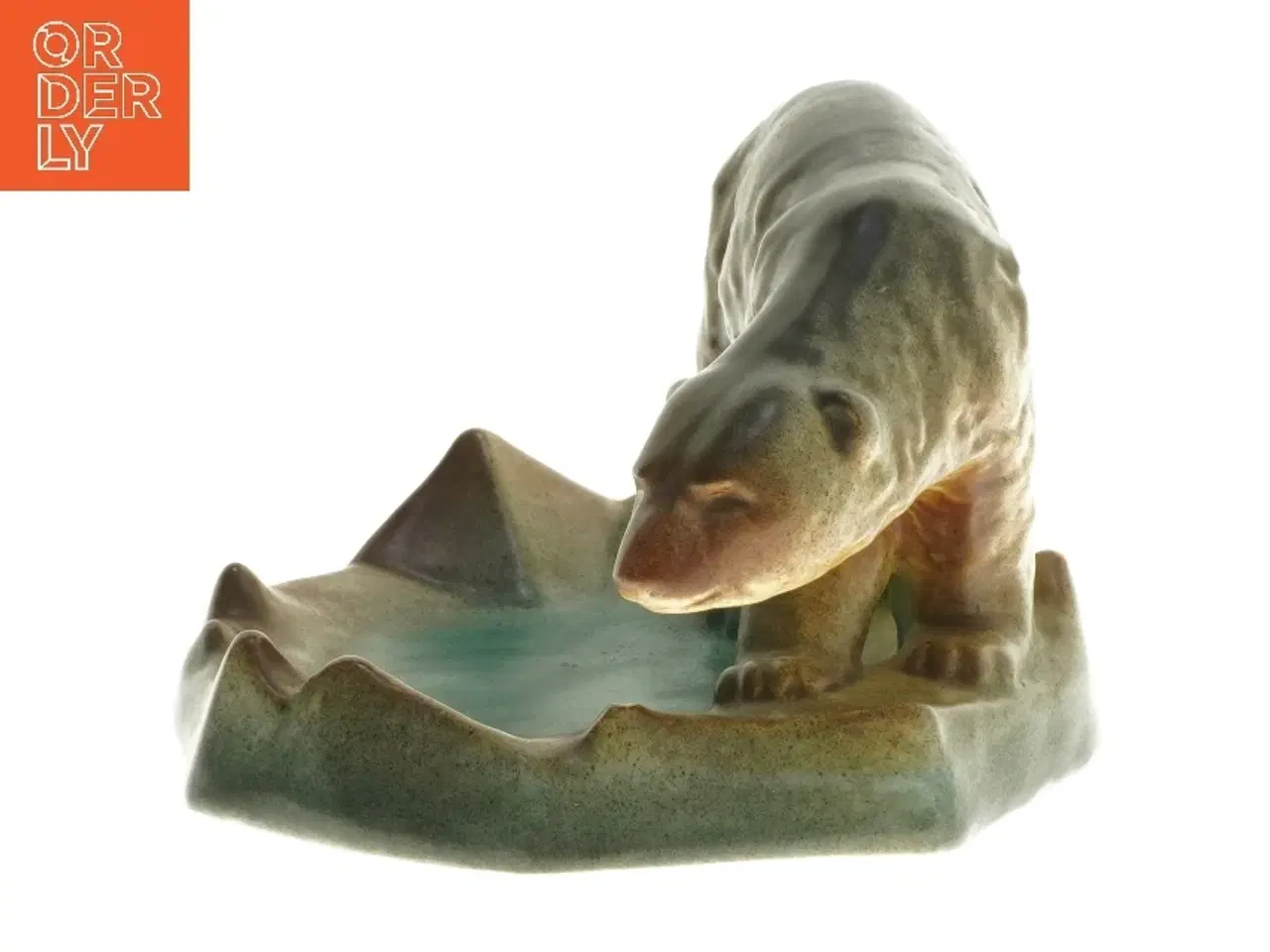 Billede 3 - Isbjørn keramikfigur (str. 20,5 cm)