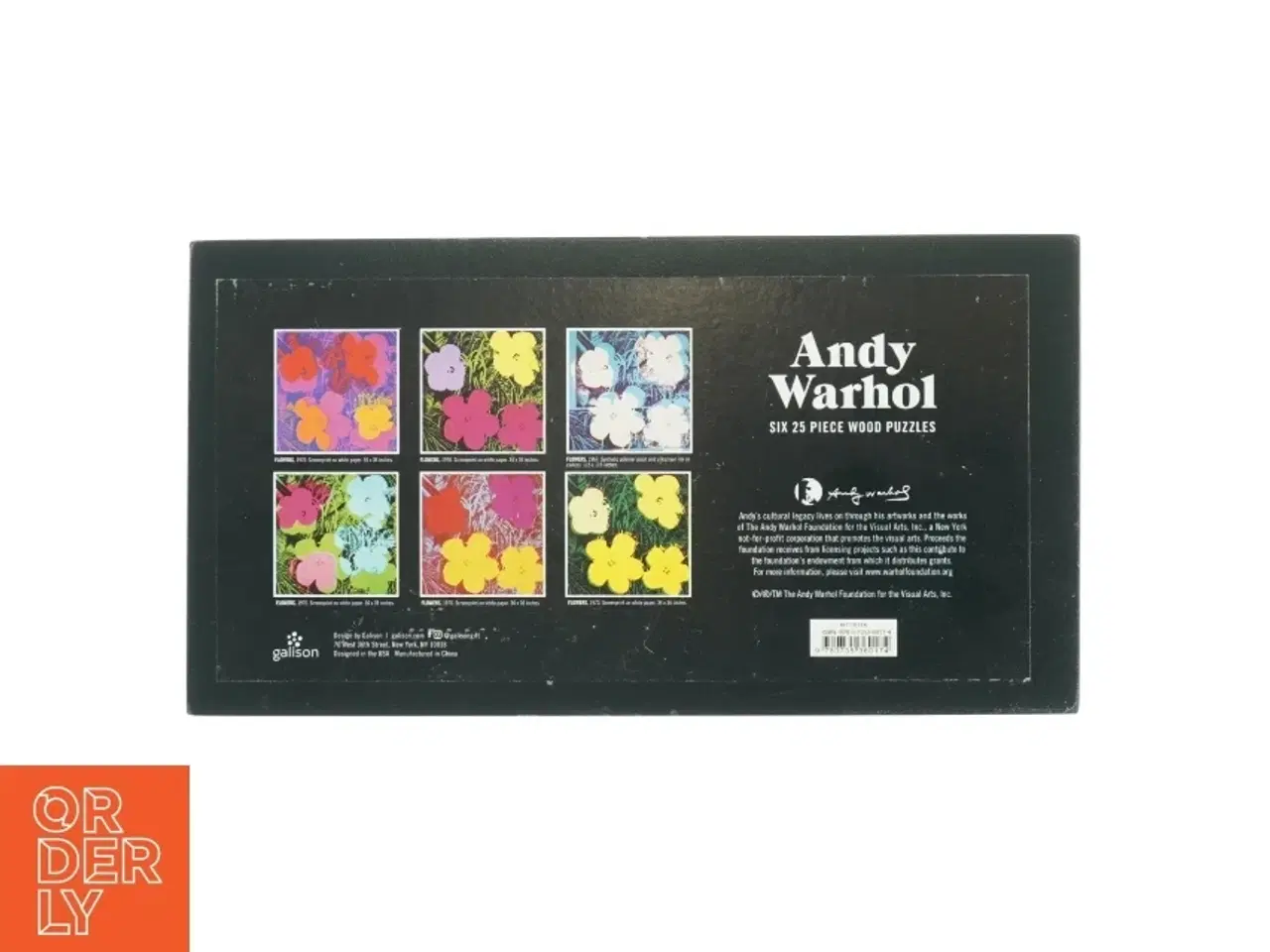 Billede 1 - Wood Puzzle Set, Andy Warhol fra Galison (str. 28x15 cm)