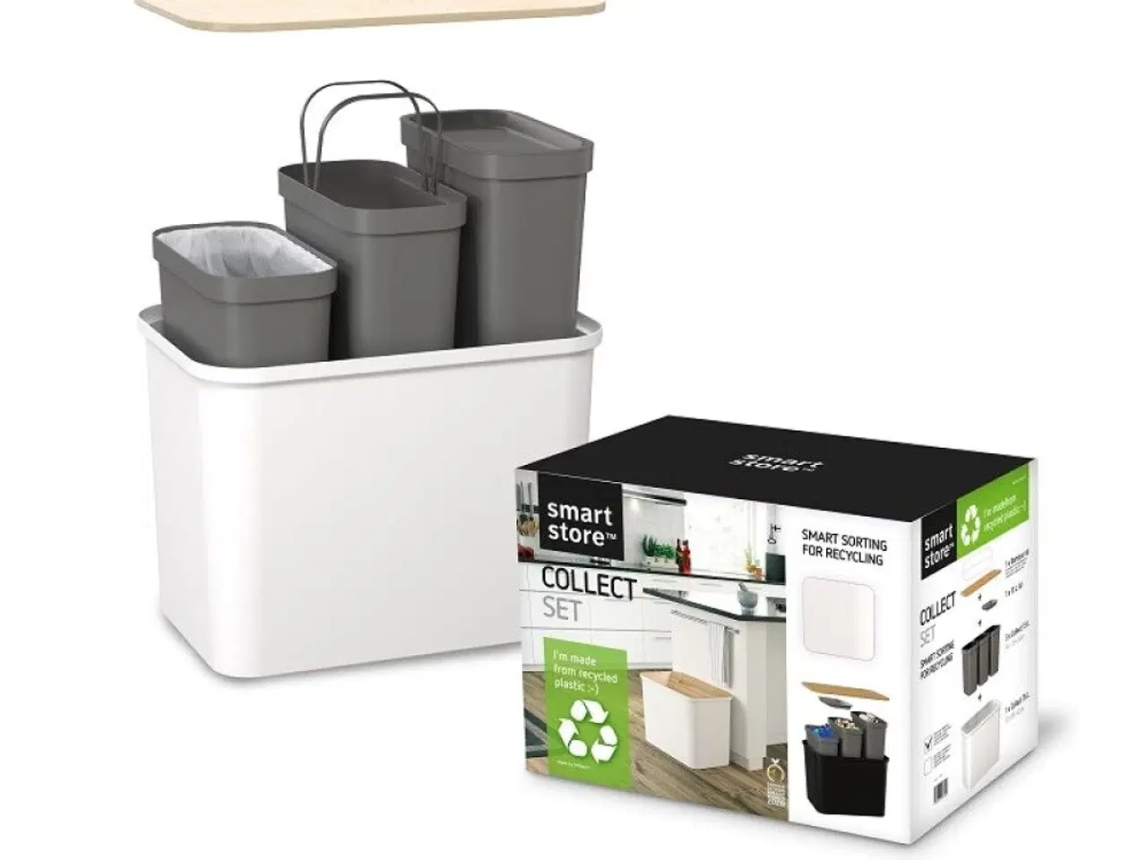 Billede 3 - Affaldssortering 3 x 13 liter