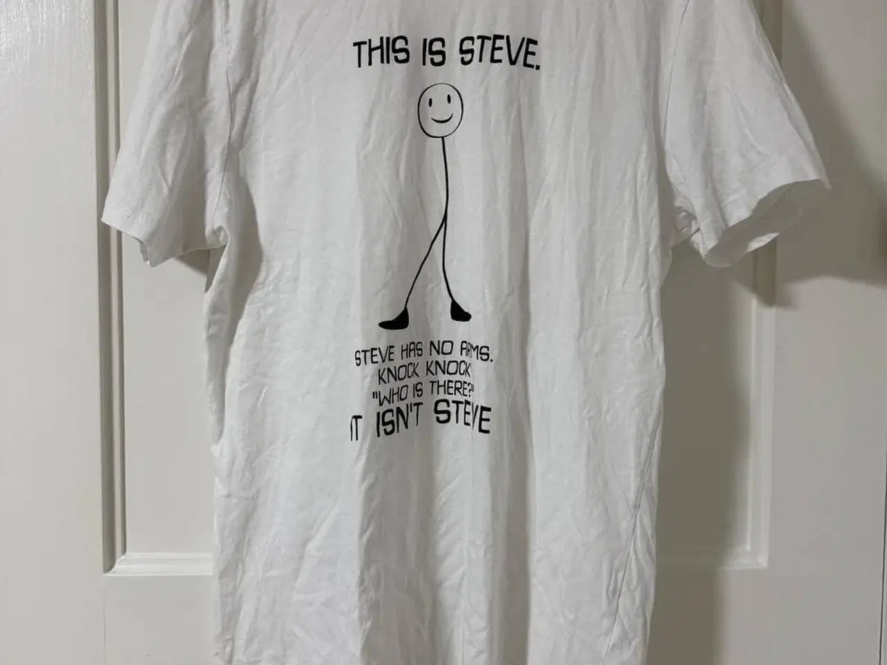 Billede 1 - Sjov Steve T-shirt – str. M