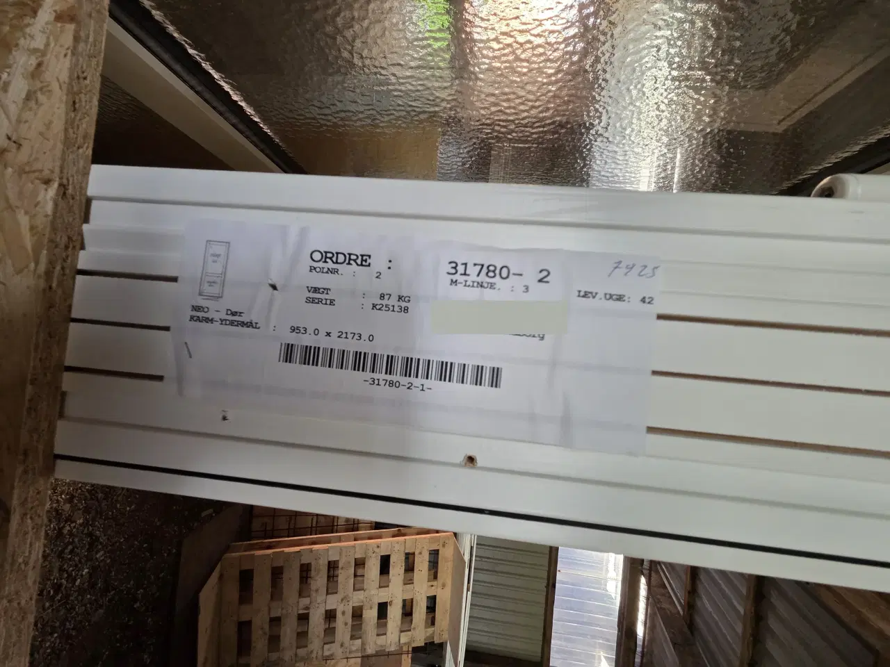 Billede 3 - Yderdøre fra NorDan Vinduer. Som nye.