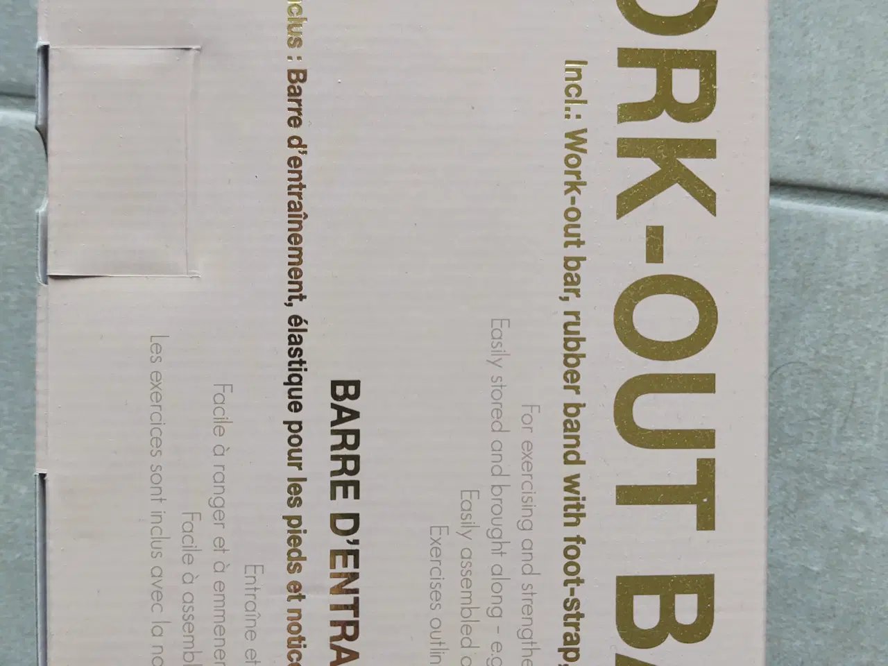 Billede 2 - Yoga Work - out bar. Med redskaber i.