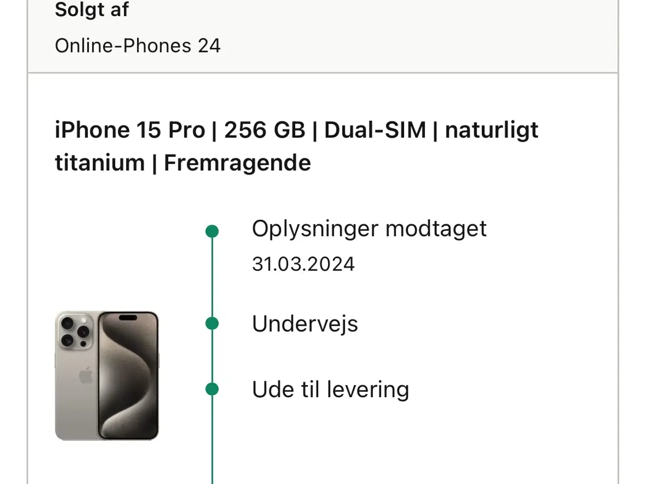 Billede 12 - iPhone 15 pro 256GB