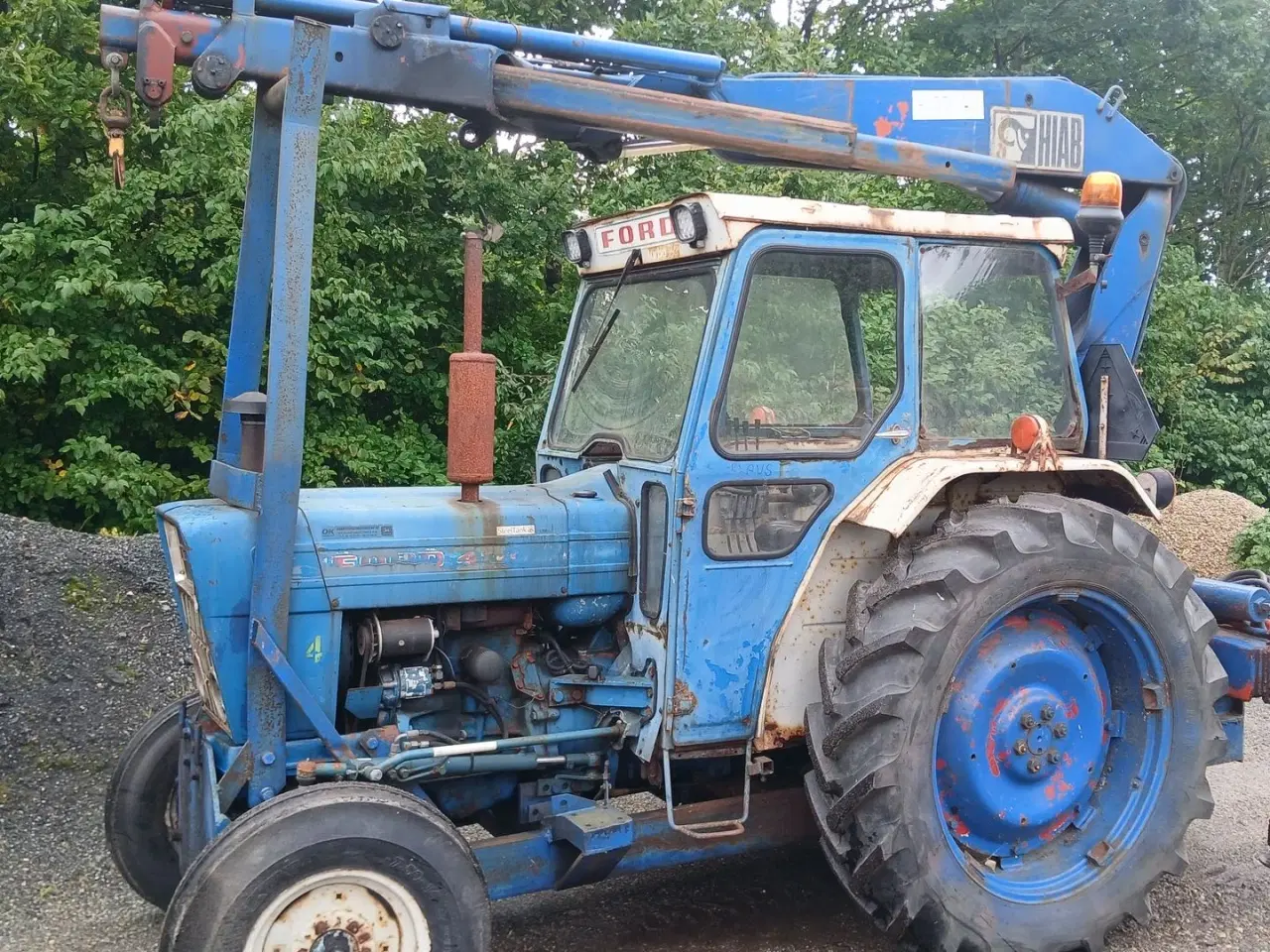 Billede 2 - Ford 4000 med HIAB kran