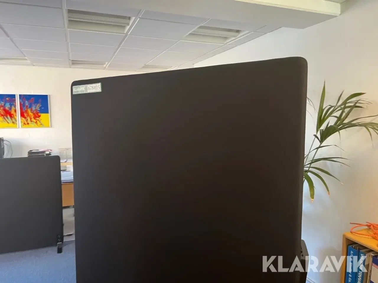 Billede 2 - Skillevægge med fod 3 stk