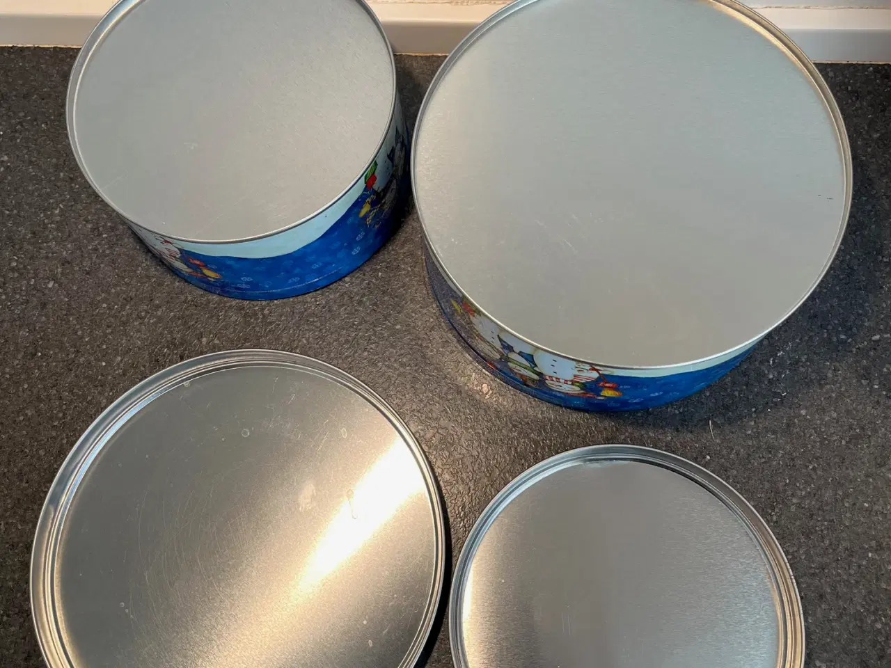 Billede 6 - Charmerende sæt med 5 julekagedåser