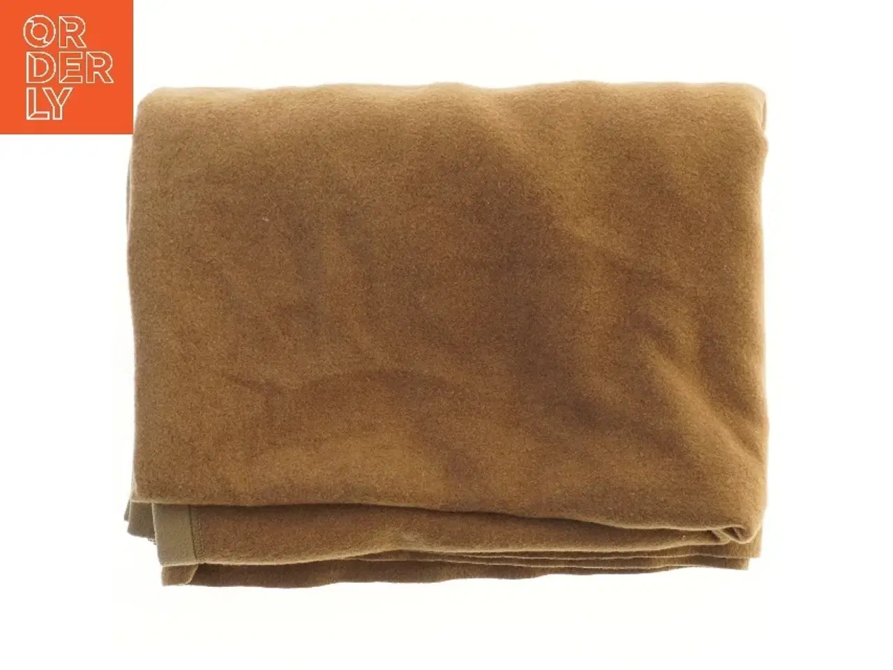 Billede 1 - Tæppe /plaid i Camel uld str. 180x140 cm)