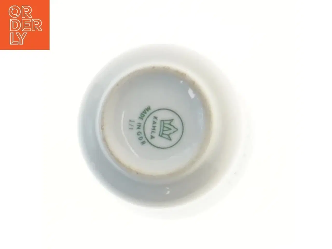 Billede 3 - Hvid kanelkrukke med låg fra Kahla (str. Ø 7x11,5 cm)