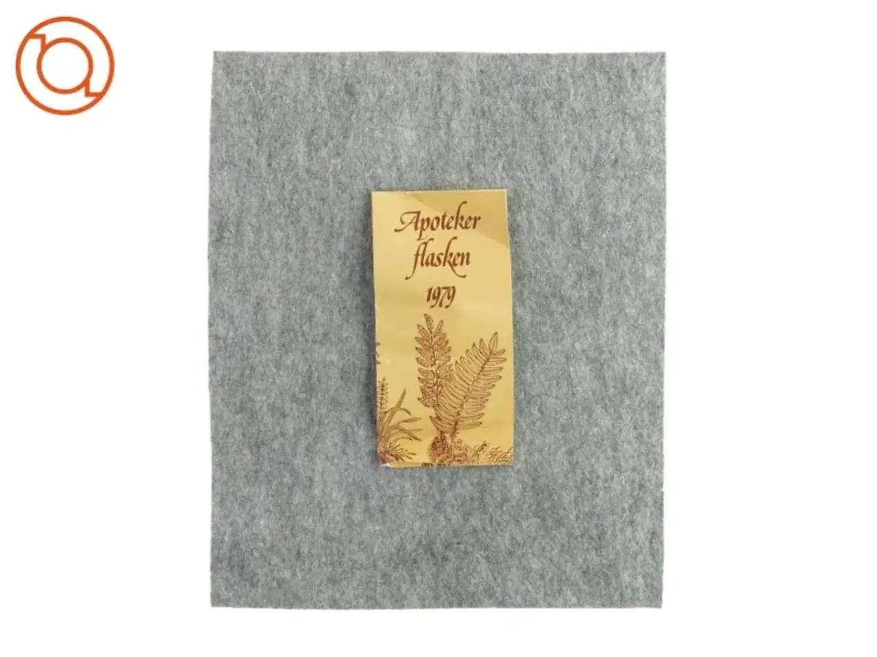 Billede 5 - Apoteker flaske fra Holmegaard (str. LBH 9x10x22 cm)