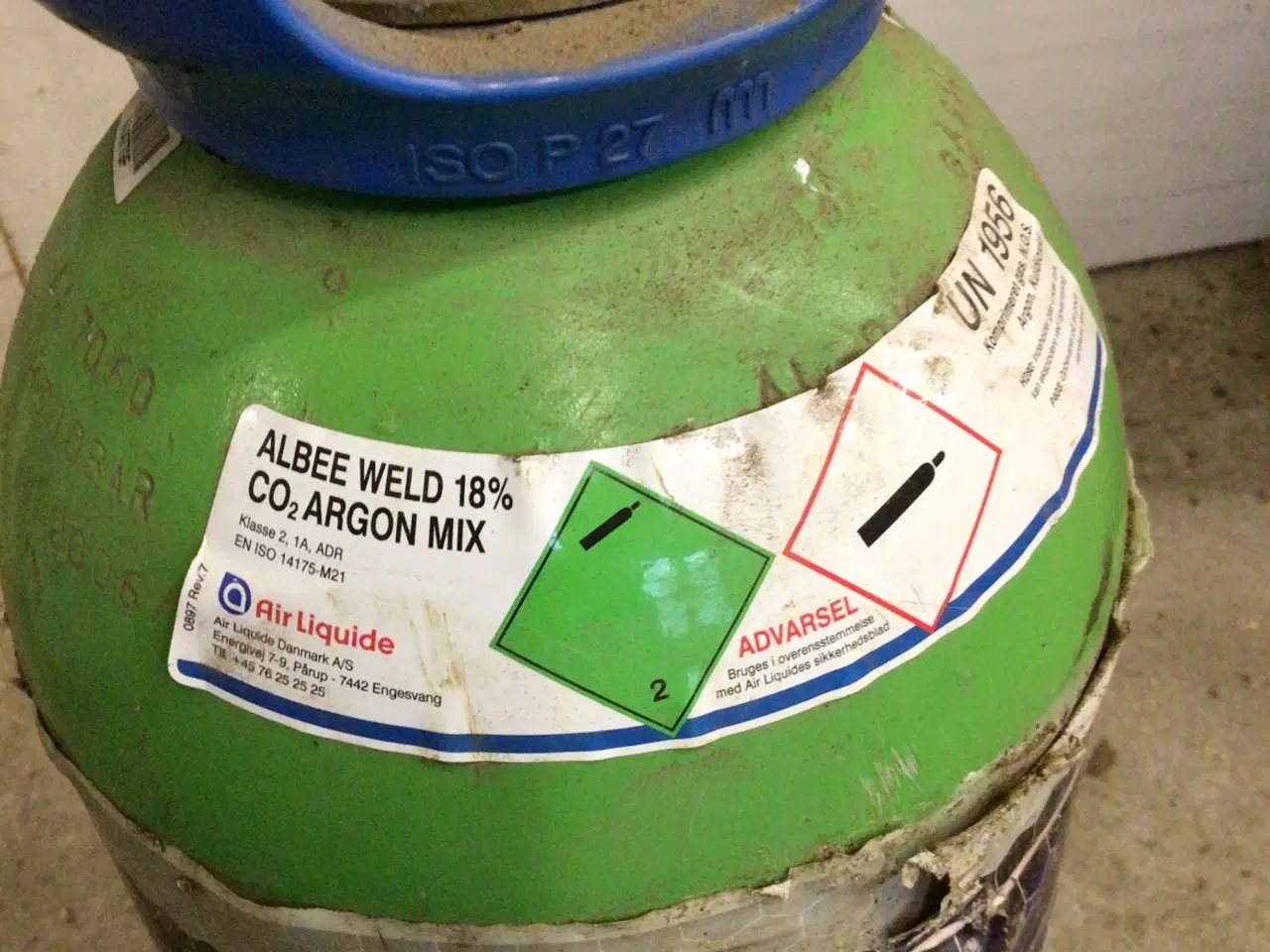 Billede 1 - Flaske til co2 svejser