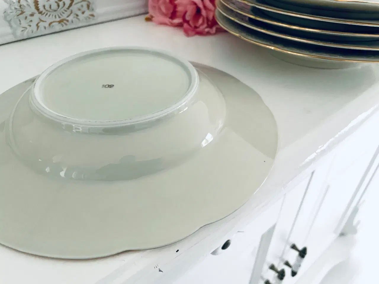 Billede 10 - Vintage dybe tallerkner 6 stk med patina