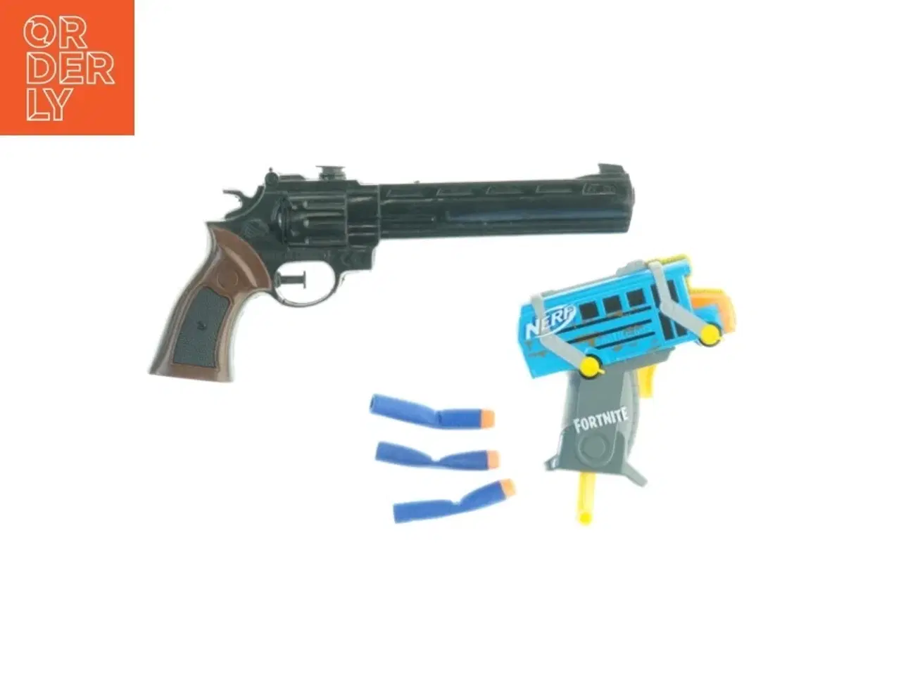 Billede 1 - Nerf Fortnite Handkanon og legetøjspistol (str. 29 x 13 cm)