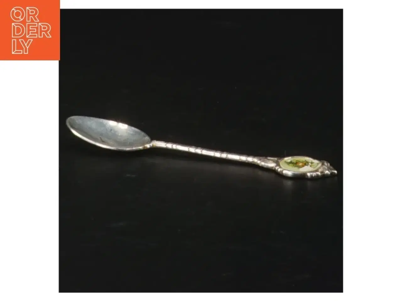 Billede 4 - Sølvfarvet teske fra Silverplate Argente Verselbert (str. Længde. 11,5 cm)