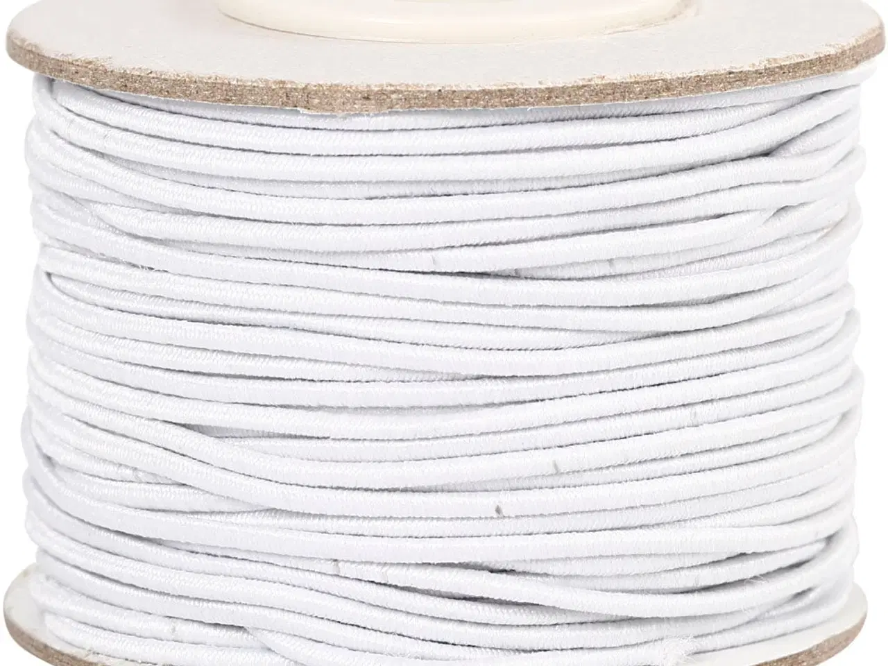 Billede 1 - Hvid Elastiksnor 1 mm - 25 m til Kreative Projekter