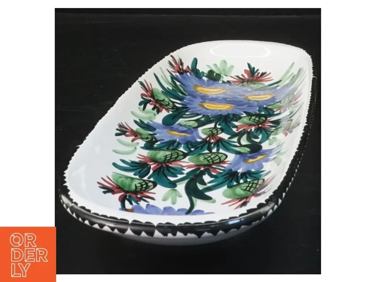 Billede 1 - Dekorativt fad (str. 37x12 cm)