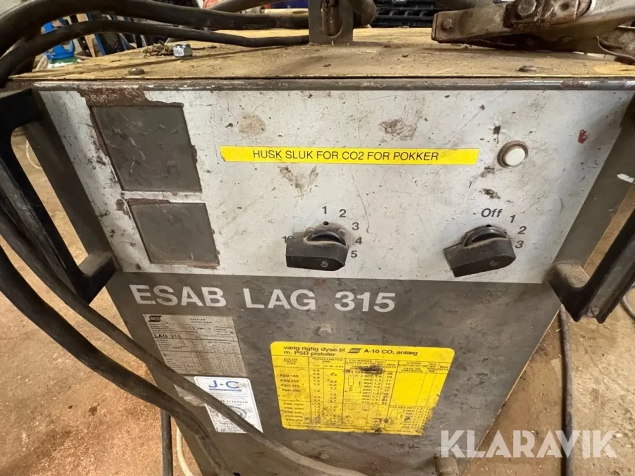 Billede 10 - Svejsemaskine Esab Lag 315