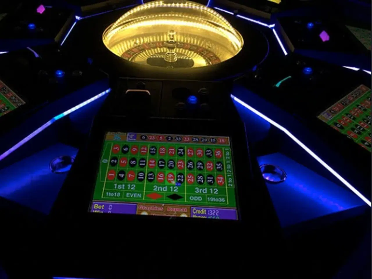 Billede 7 - "Roulette Maskine 8 Personers Casino Automat
