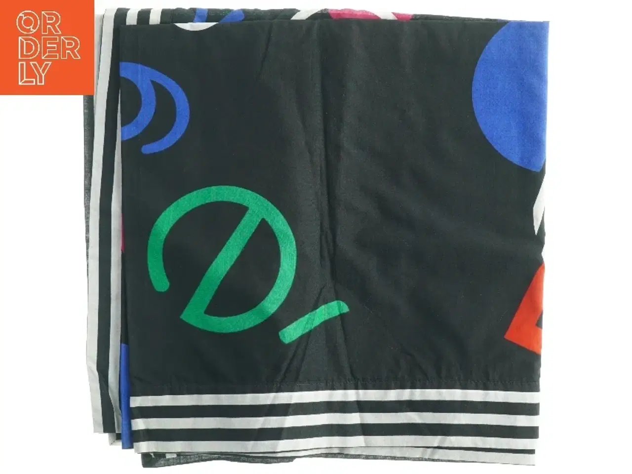 Billede 2 - Dekorativt tørklæde med abstrakt mønster (str. 141. x 145. cm)