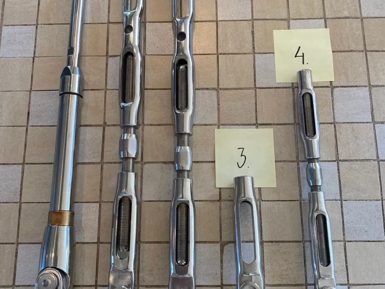 Billede 2 - NAVTEC TURNBUCKLES - whit toogle rod an eye end. m