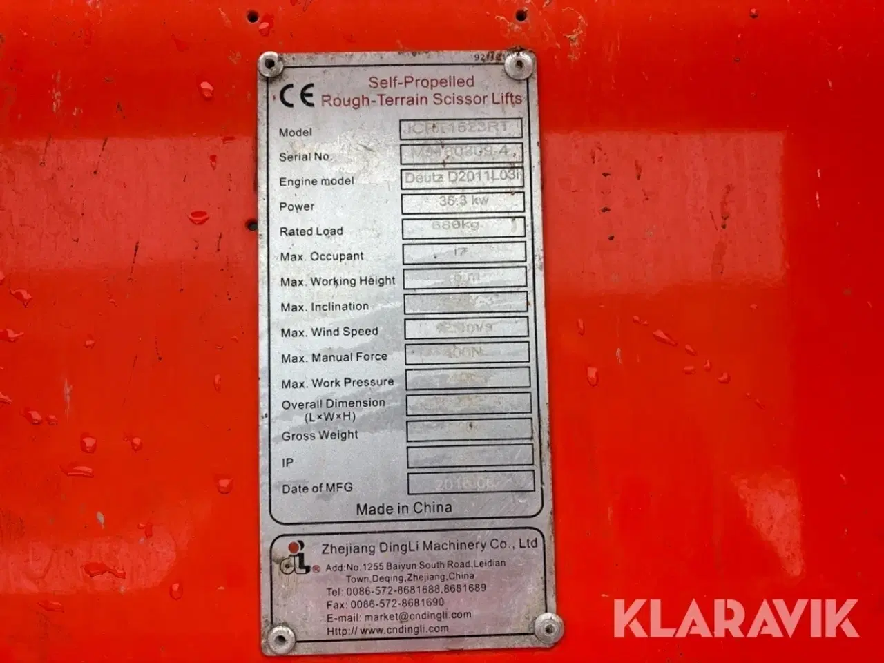 Billede 12 - Sakselift Dingli JCPT1523RT