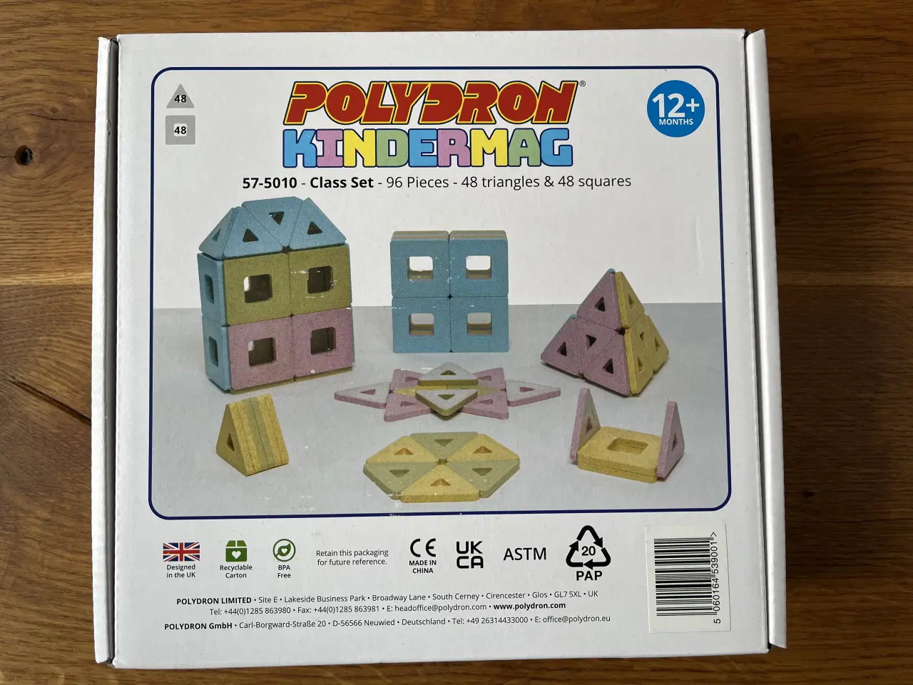 Billede 2 - KinderMag Polydron | Gruppesæt | 96 stk