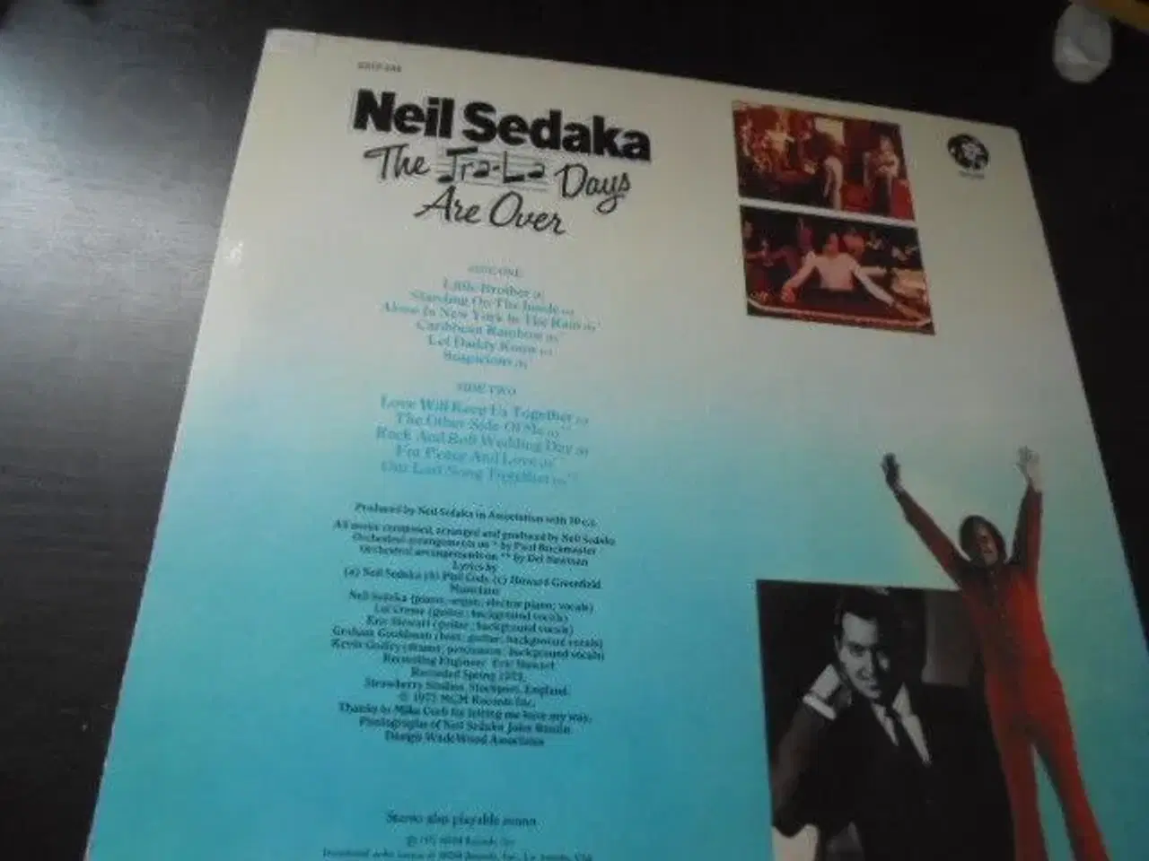 Billede 2 - LP: Neil Sedaka - The Tra-la Days are over 