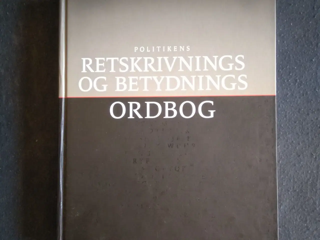 Billede 1 - Retskrivnings- og betydningsordbog