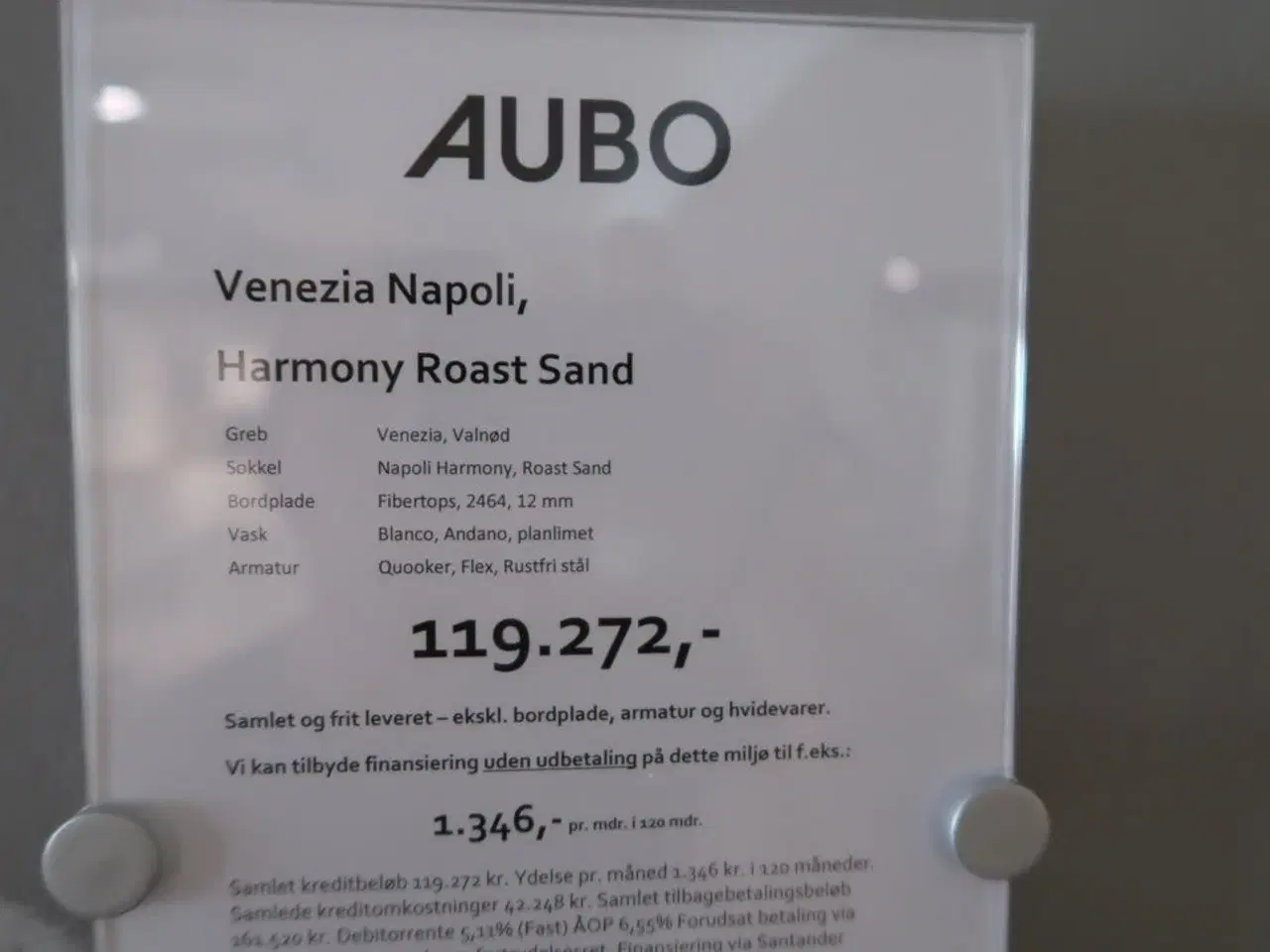Billede 18 - Køkken AUBO Venezia Napoli, Harmony Roast Sand uden armatur uden hårdehvidevarer