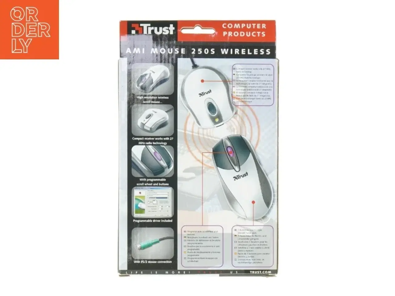 Billede 2 - Ami Mouse 250S Trådløs fra Trust