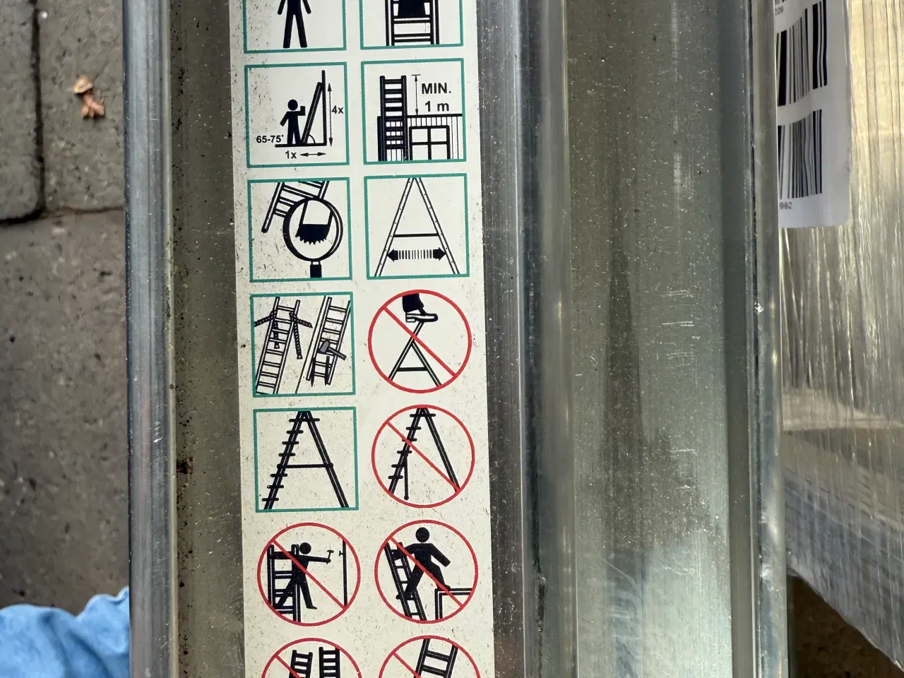 Billede 6 - Stige - Combistige m/fod Proff 2-delt. 2x9 trin - 