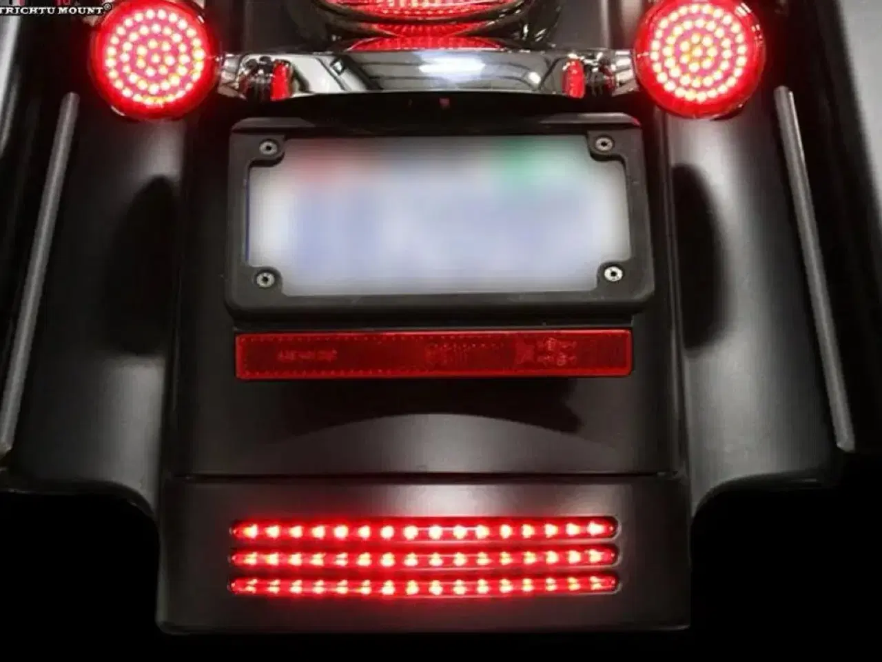 Billede 7 - Tribar LED til bagskærm Harley-Davidson