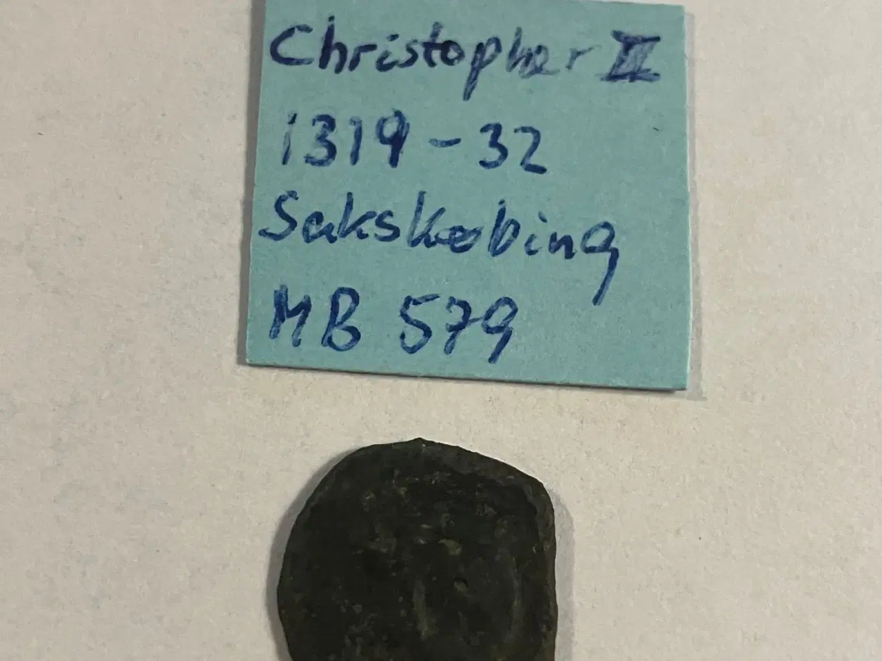Billede 2 - Christopher II Pennig Sakskøbing 1319-32 MB 579