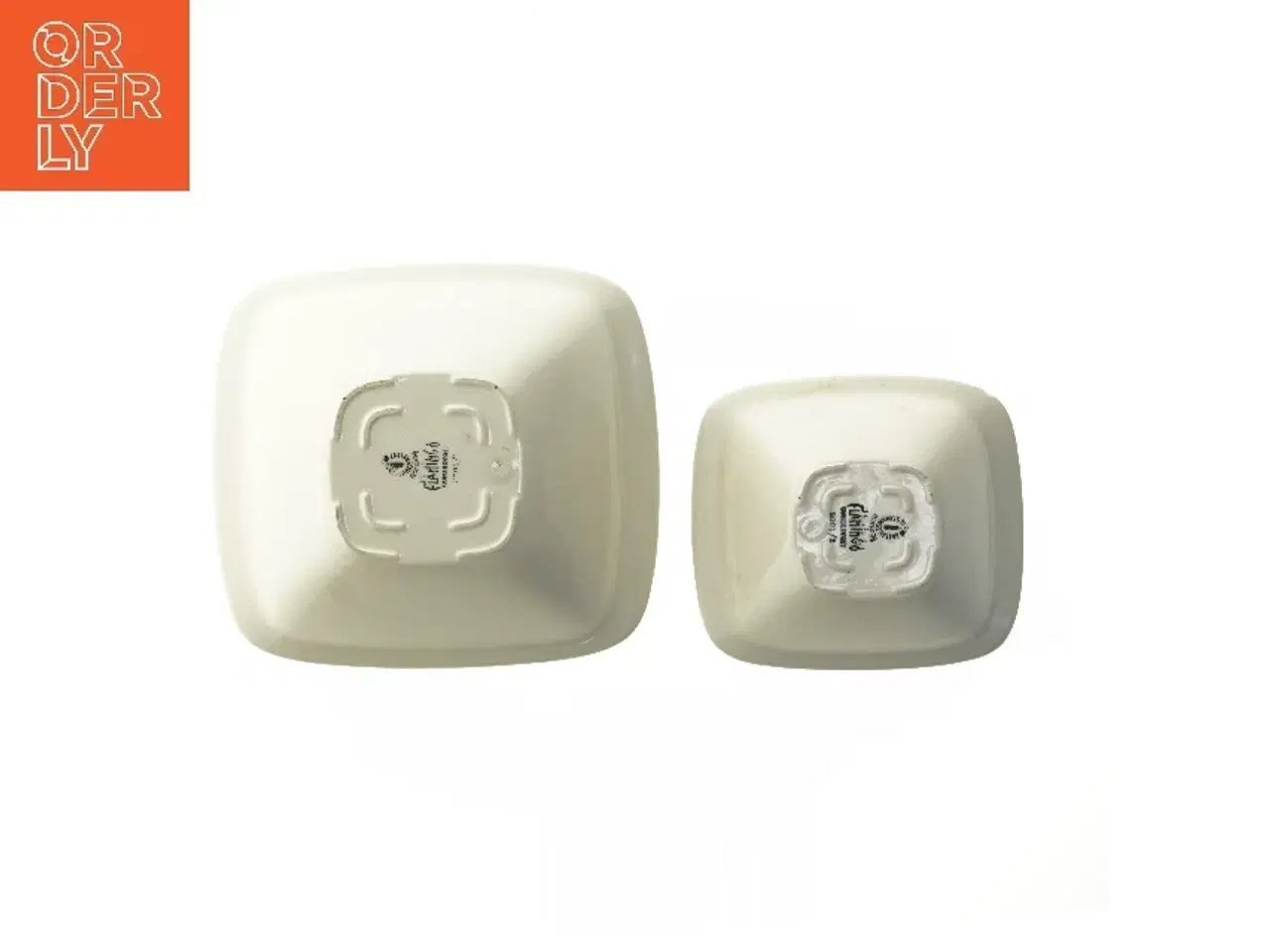 Billede 3 - Tovintage Flamingo skåle fra Stavangerflint (str. 21 x. 19 cm. 15,5 x. 14 cm)