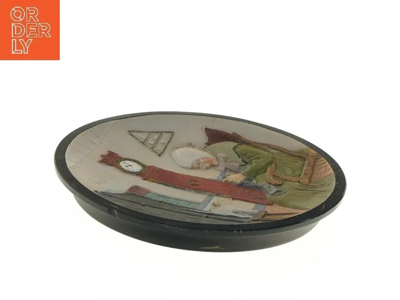 Billede 3 - Dekorativt vægophæng med figurativt motiv (str. 24x3 cm)