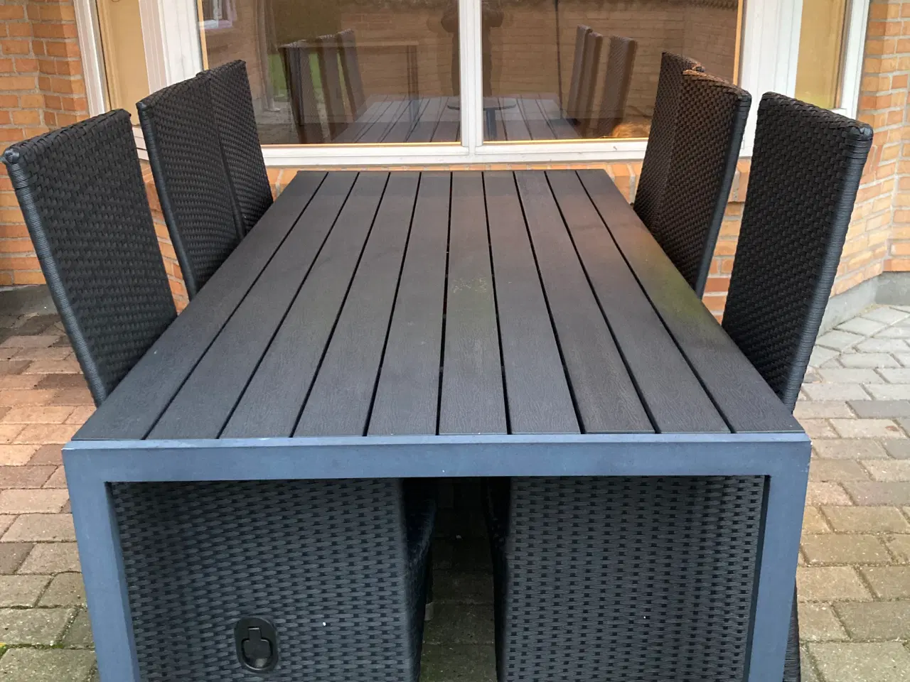 Billede 1 - Havebord og stole i rattan 