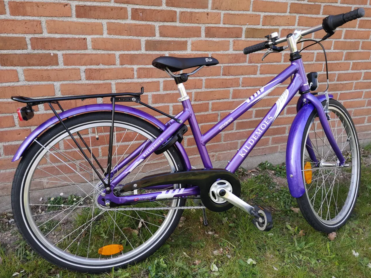 Billede 8 - Velholdt kildemoes pigecykel , 24" , 38 cm, 7 gear