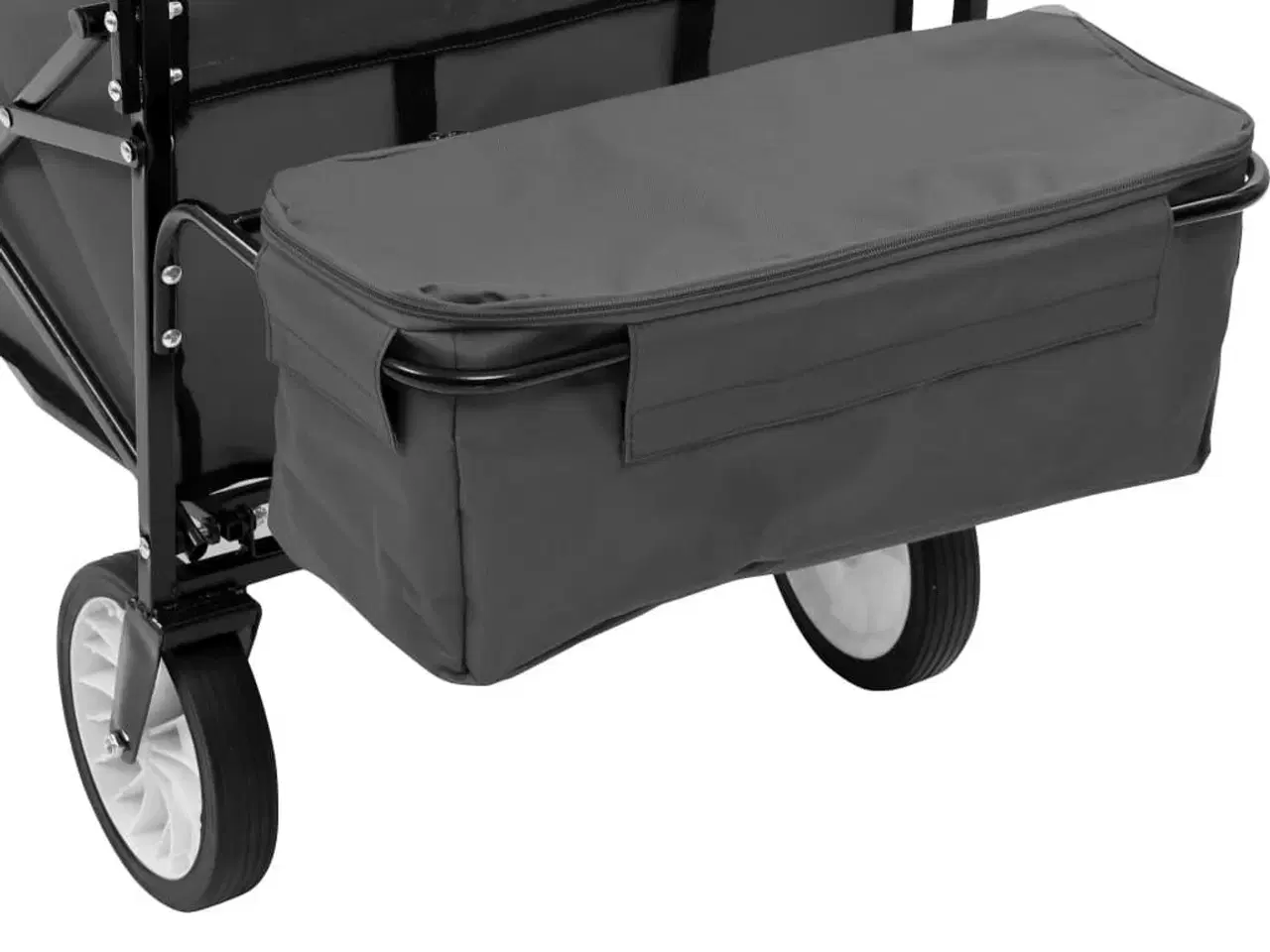 Billede 5 - Foldbar havevogn med tag stål grå